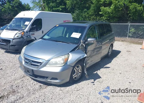 2007 Honda Odyssey Ex-L from USA, damaged, VIN 5FNRL38647B060951